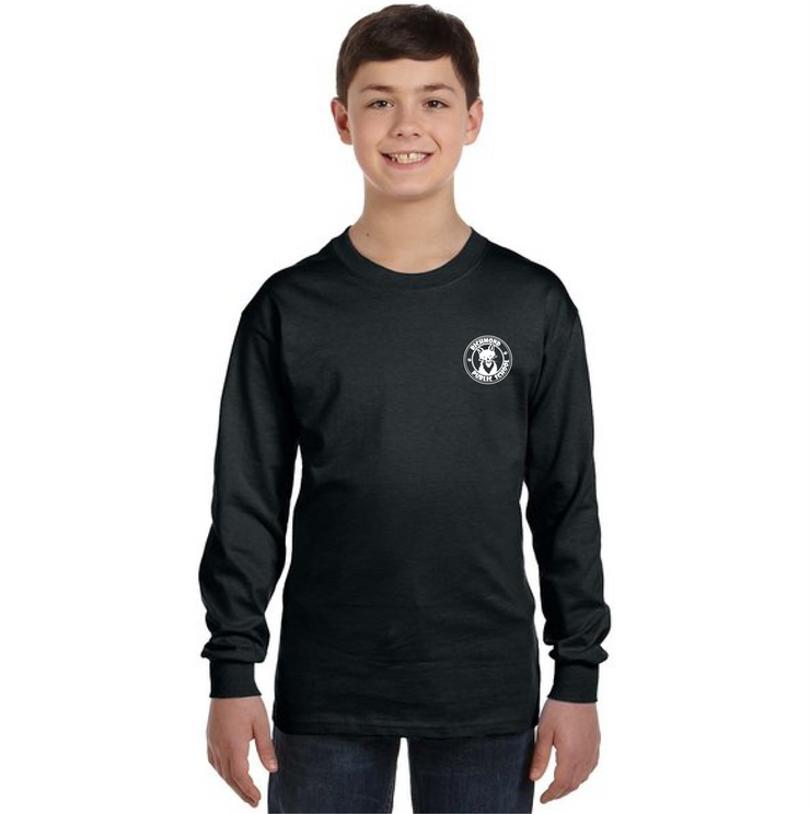 RICHMOND SPIRITWEAR - LEFT CHEST - GILDAN LONGSLEEVE COTTON TEE - YOUTH