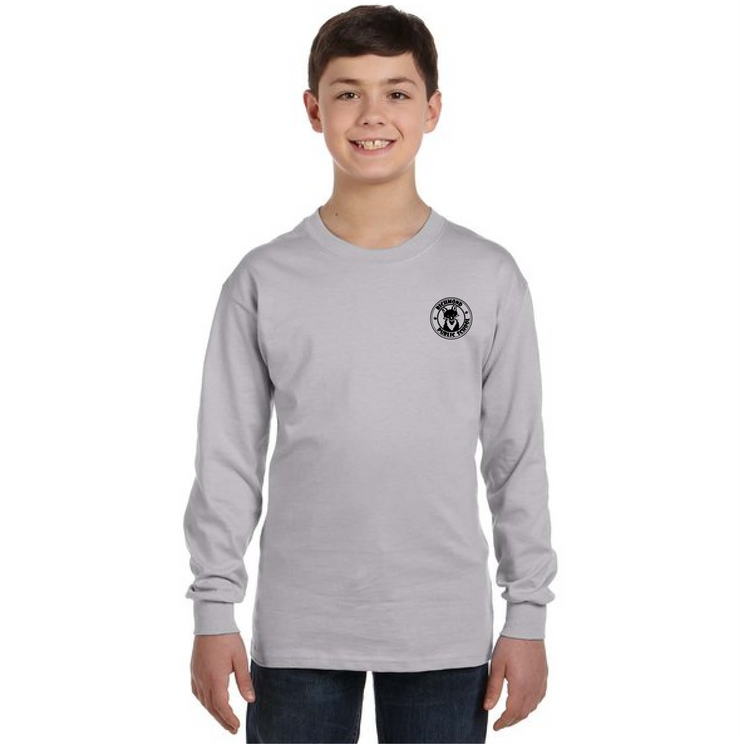 RICHMOND SPIRITWEAR - LEFT CHEST - GILDAN LONGSLEEVE COTTON TEE - YOUTH