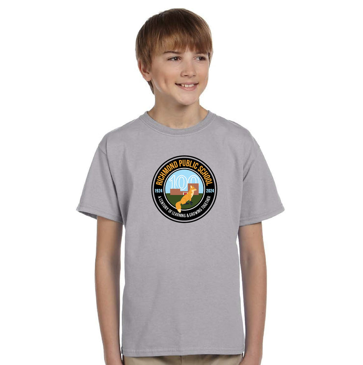 RICHMOND CENTENNIAL - FULL COLOUR LOGO - GILDAN COTTON TEE - YOUTH