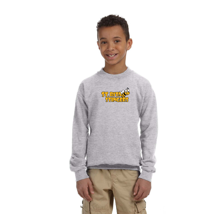 ST. RITA SCHOOL SPIRITWEAR - RITA - GILDAN HEAVY BLEND COTTON CREW SWEATSHIRT - YOUTH