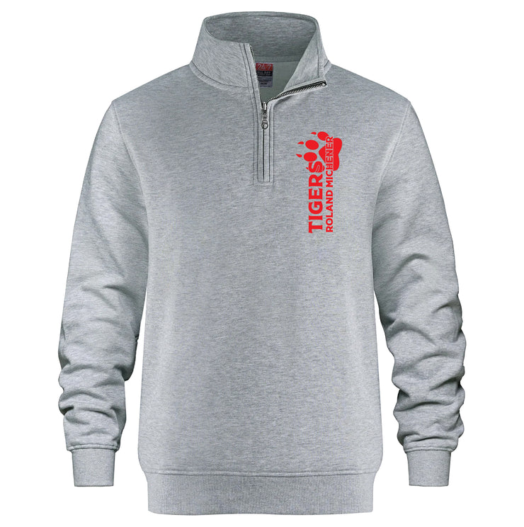 ROLAND MICHENER PUBLIC SCHOOL - VERTICAL LOGO - FLUX 1/4 ZIP SWEATSHIRT - ADULT