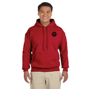 ROLAND MICHENER PUBLIC SCHOOL - ONE COLOUR LEFT CHEST - GILDAN COTTON HOODIE - ADULT