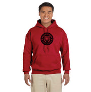 ROLAND MICHENER PUBLIC SCHOOL - ONE COLOUR FULL FRONT - GILDAN COTTON HOODIE - ADULT