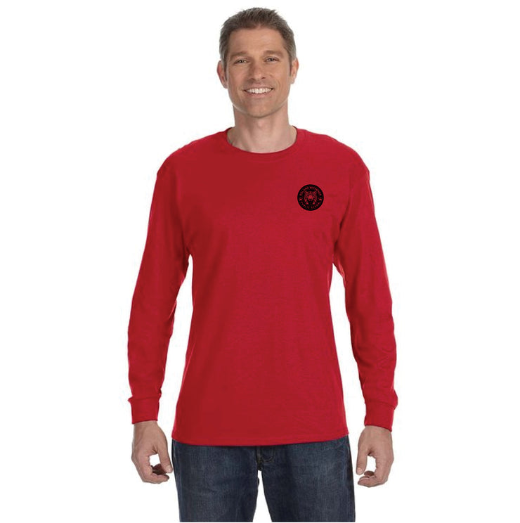 ROLAND MICHENER PUBLIC SCHOOL - ONE COLOUR LEFT CHEST - GILDAN COTTON LONGSLEEVE - ADULT