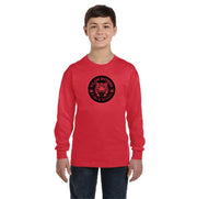 ROLAND MICHENER PUBLIC SCHOOL - ONE COLOUR FULL FRONT - GILDAN COTTON LONGSLEEVE - YOUTH