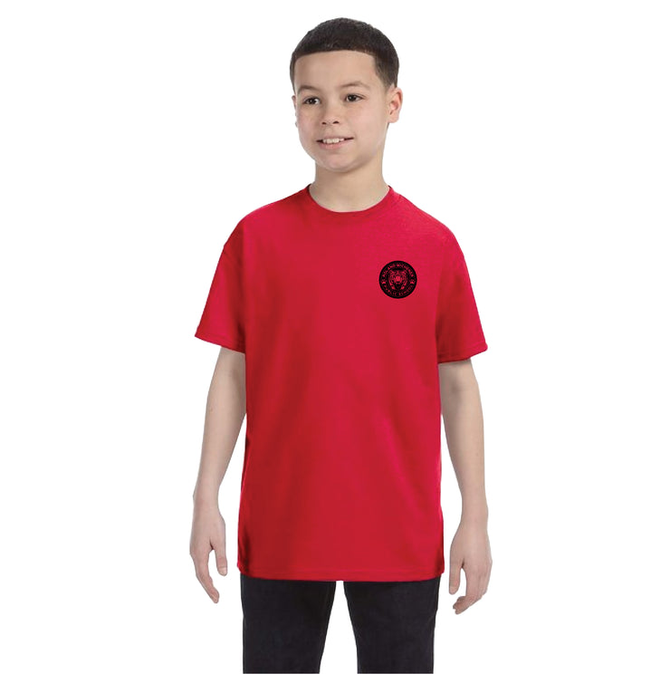 ROLAND MICHENER PUBLIC SCHOOL - ONE COLOUR LEFT CHEST - GILDAN COTTON TEE - YOUTH