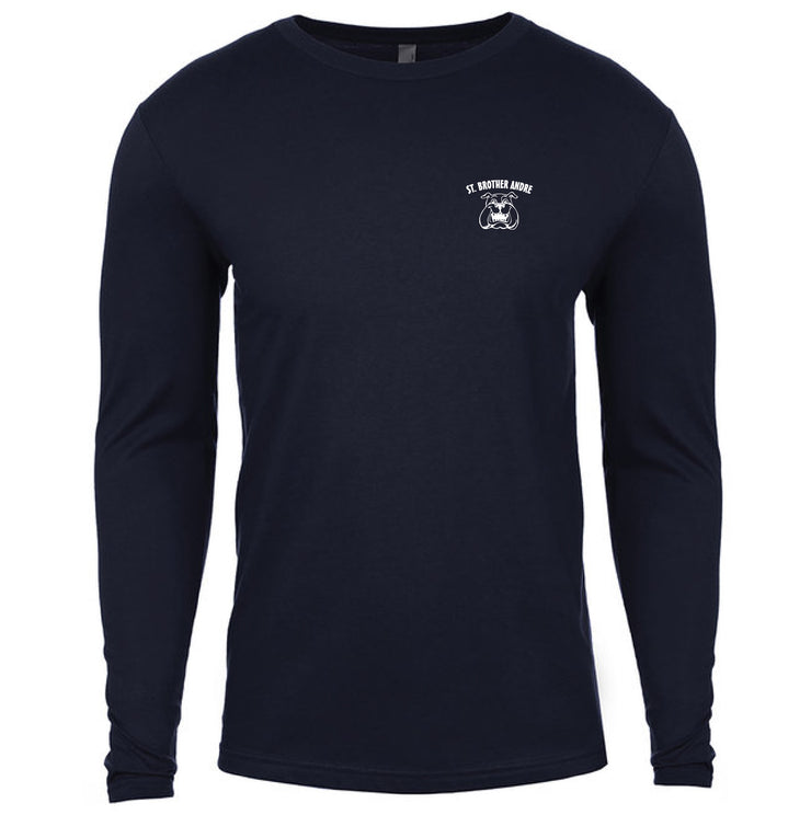 ST. BROTHER ANDRE STAFFWEAR - NEXT LEVEL LONGSLEEVE TEE - ADULT