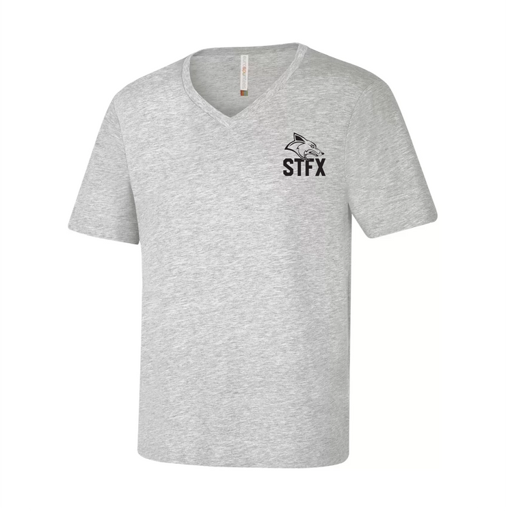 STFX STAFFWEAR - LEFT CHEST PRINT - ATC RINGSPUN VNECK TEE - MENS