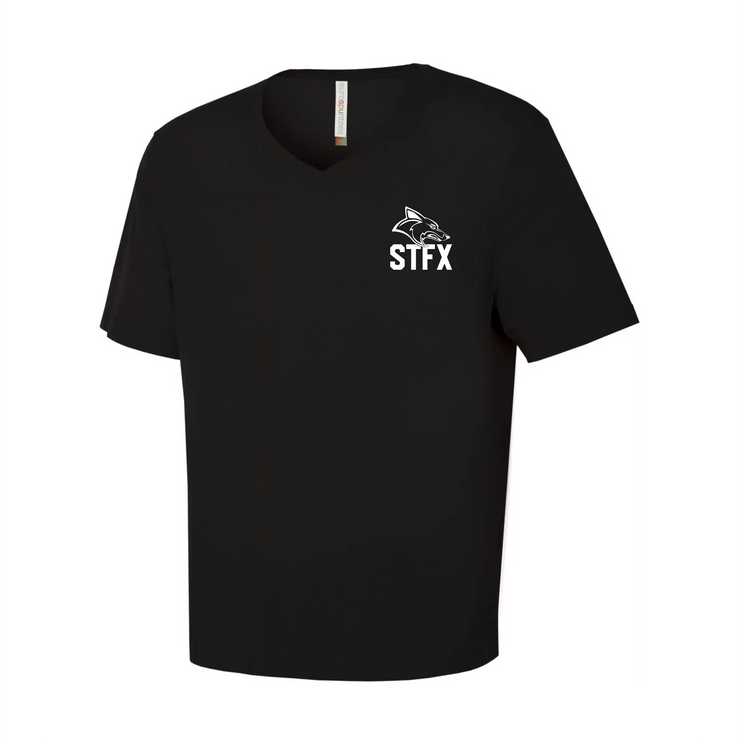 STFX STAFFWEAR - LEFT CHEST PRINT - ATC RINGSPUN VNECK TEE - MENS