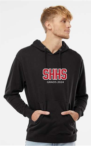 SACRED HEART GRAD - TWILL - INDEPENDENT TRADING CO HOODED SWEATSHIRT
