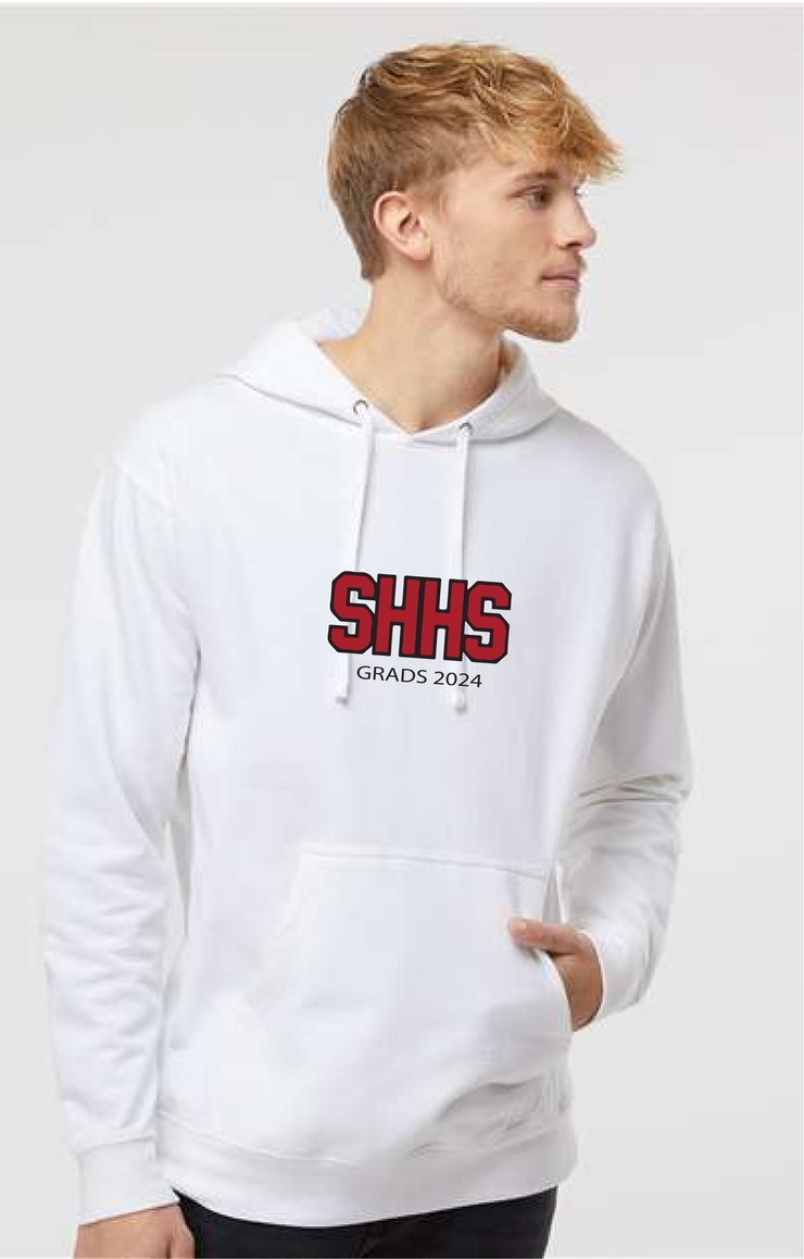 SACRED HEART GRAD - TWILL - INDEPENDENT TRADING CO HOODED SWEATSHIRT