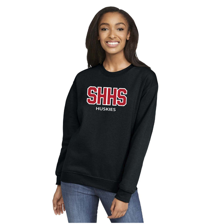 SACRED HEART SPIRITWEAR - SHHS TWILL - GILDAN SOFTSTYLE CREWNECK - ADULT