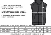 NAVAN GRADS HOCKEY - LEFT CHEST CIRCLE EMBROIDERY  -  CHILL PUFFY VEST - MENS