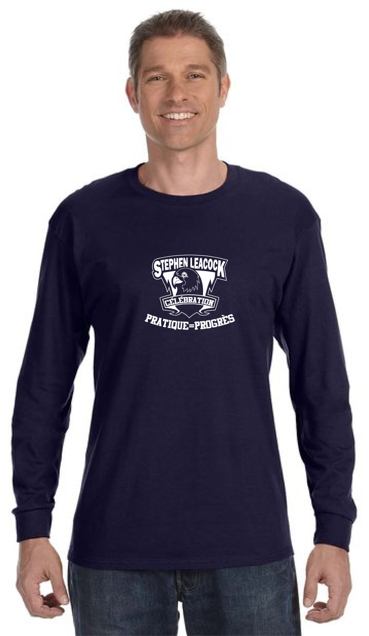 STEPHEN LEACOCK SPIRITWEAR - CELEBRATION - GILDAN LONGSLEEVE COTTON TEE