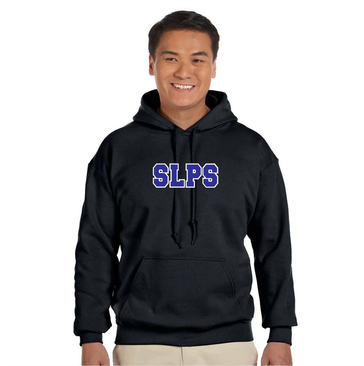 STEPHEN LEACOCK STAFFWEAR - SLPS PRINT - GILDAN HEAVY BLEND HOODIE - ADULT