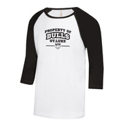 ST. LUKE SCHOOL NEPEAN SPIRITWEAR - ATC EUROSPUN BASEBALL TEE - YOUTH