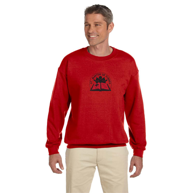 ST. MARTIN DE PORRES SPIRITWEAR - CIRCLE LOGO - GILDAN COTTON SWEATSHIRT - ADULT