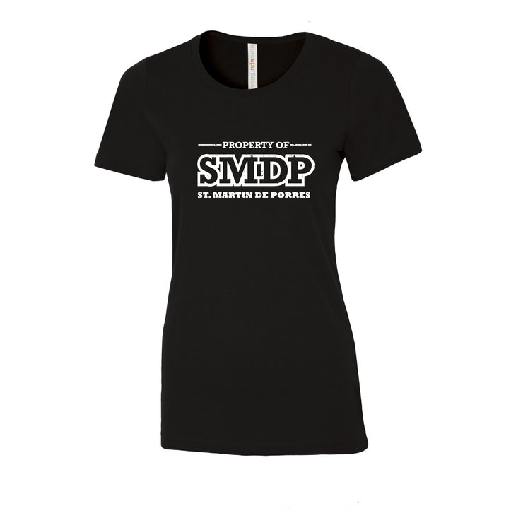 ST. MARTIN DE PORRES STAFFWEAR - ATC EUROSPUN TEES - LADIES