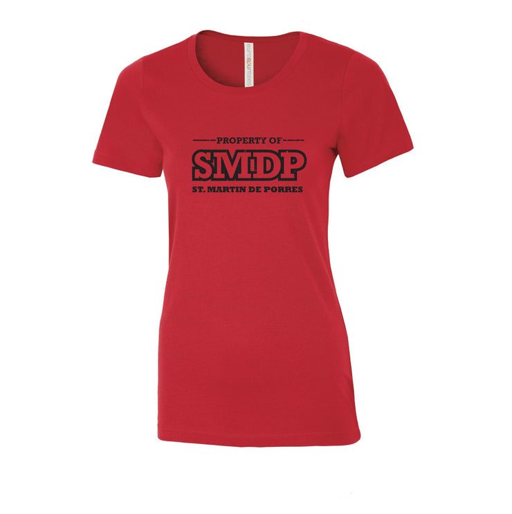 ST. MARTIN DE PORRES STAFFWEAR - ATC EUROSPUN TEES - LADIES