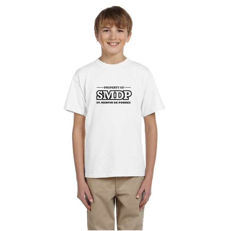 ST. MARTIN DE PORRES SPIRITWEAR - SMDP LOGO - GILDAN COTTON TEE - YOUTH