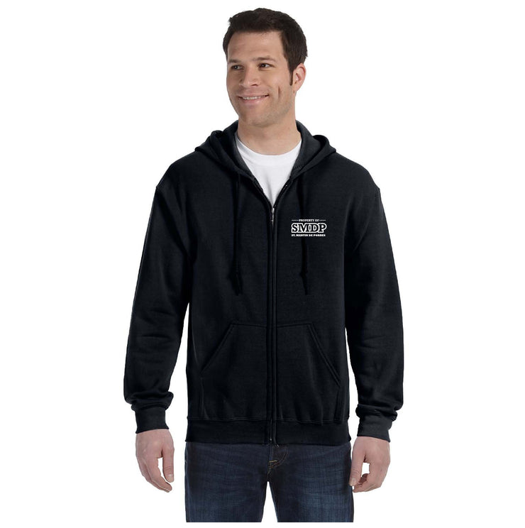 ST. MARTIN DE PORRES SPIRITWEAR - GILDAN COTTON ZIPPED HOODIE - ADULT