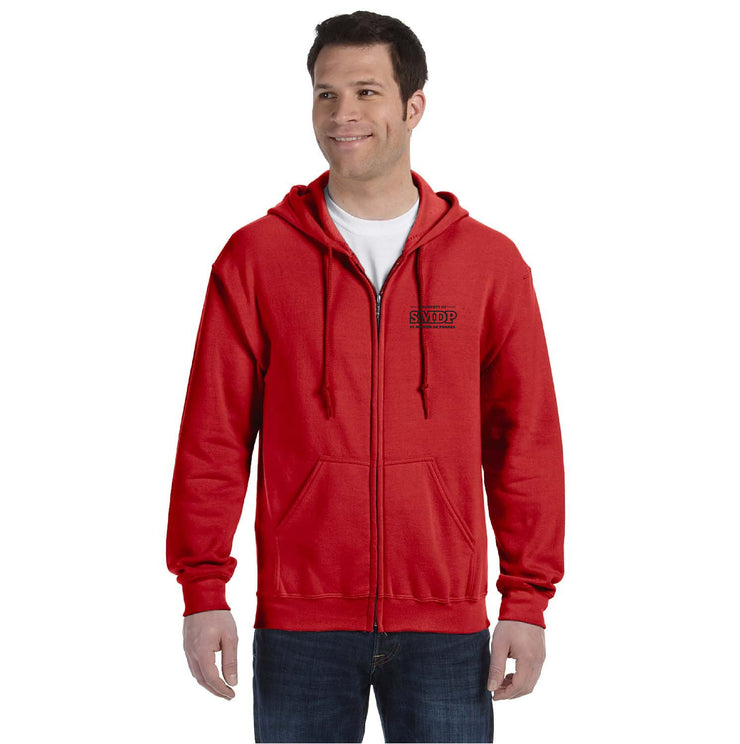 ST. MARTIN DE PORRES SPIRITWEAR - GILDAN COTTON ZIPPED HOODIE - ADULT