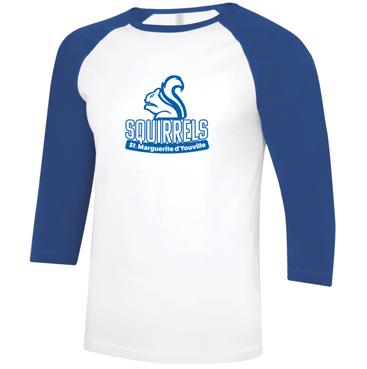 SMY SPIRITWEAR - SQUIRRELS - ATC EUROSPUN BASEBALL TEE - YOUTH