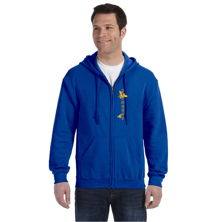 ST. RITA SCHOOL SPIRITWEAR - GILDAN ZIPPED HOODIE - ADULT