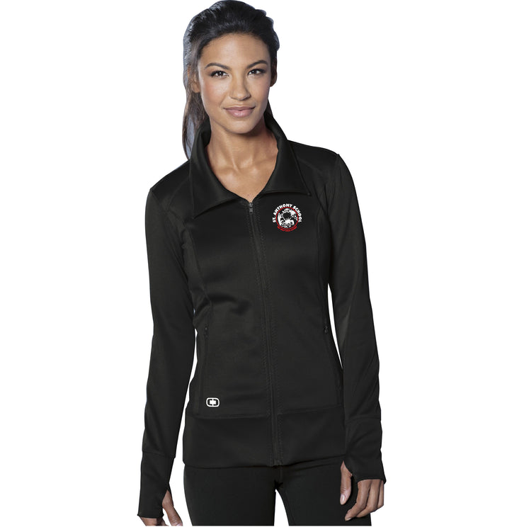 ST. ANTHONY STAFFWEAR - OGIO FULCRUM ZIP - LADIES