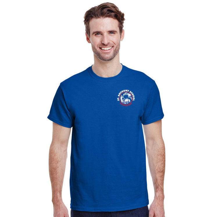 ST. ANTHONY STAFFWEAR - GILDAN COTTON TEE - ADULT