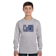 ST. ANNE SPIRITWEAR - TEXT - GILDAN LONGSLEEVE - YOUTH