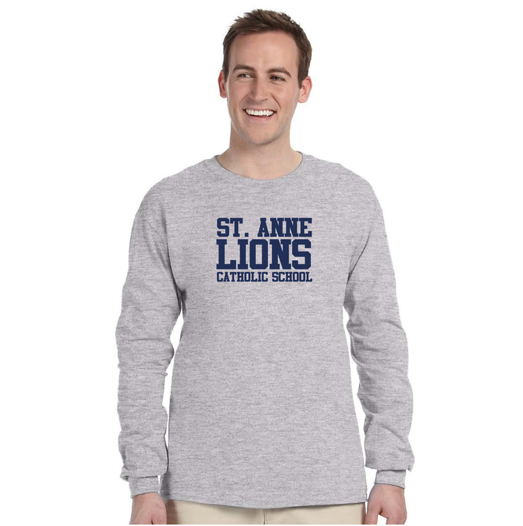 ST. ANNE SPIRITWEAR - TEXT - GILDAN LONGSLEEVE - ADULT