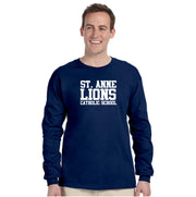 ST. ANNE SPIRITWEAR - TEXT - GILDAN LONGSLEEVE - ADULT