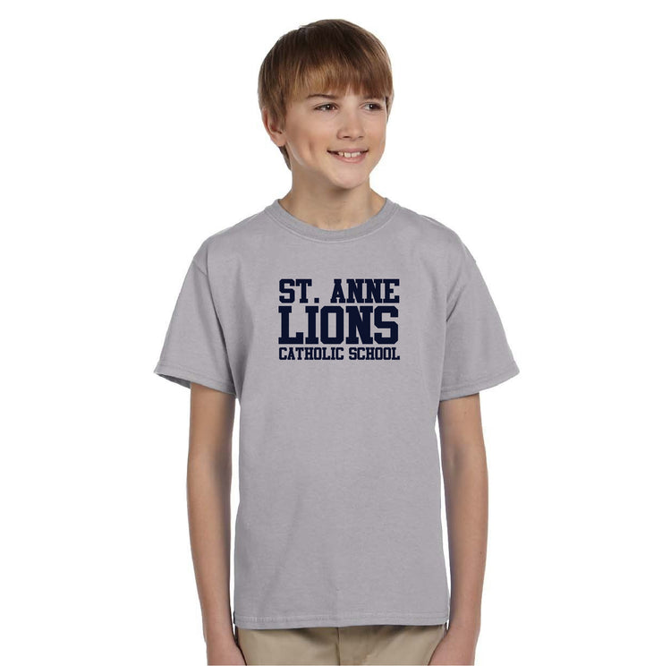 ST. ANNE SPIRITWEAR - TEXT - GILDAN HEAVY COTTON T SHIRT - YOUTH