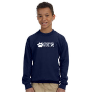 ST. ANNE SPIRITWEAR - LIONS - GILDAN COTTON FLEECE CREWNECK - YOUTH