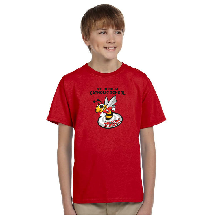 ST. CECILIA SPIRITWEAR - GILDAN COTTON TEE - YOUTH