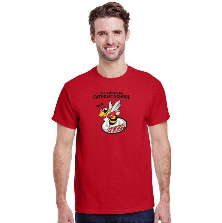 ST. CECILIA SPIRITWEAR - GILDAN COTTON TEE - ADULT