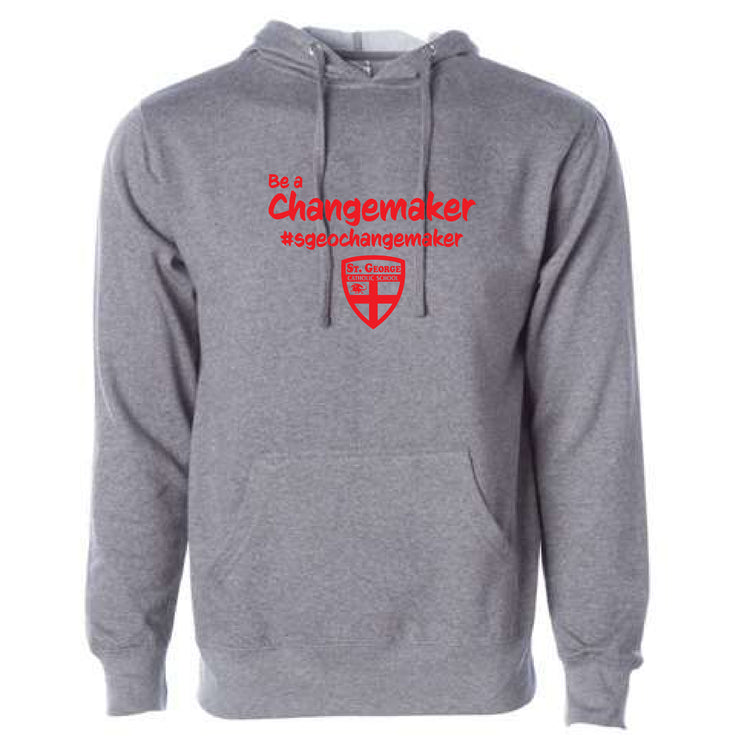ST. GEORGE STAFFWEAR - INDEPENDENT TRADIN CO MIDWEIGHT HOODIE - ADULT