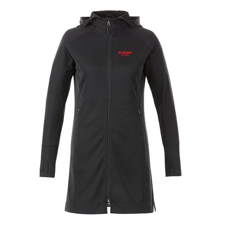 ST. GEORGE STAFFWEAR - ODELL KNIT ZIP HOODY - LADIES