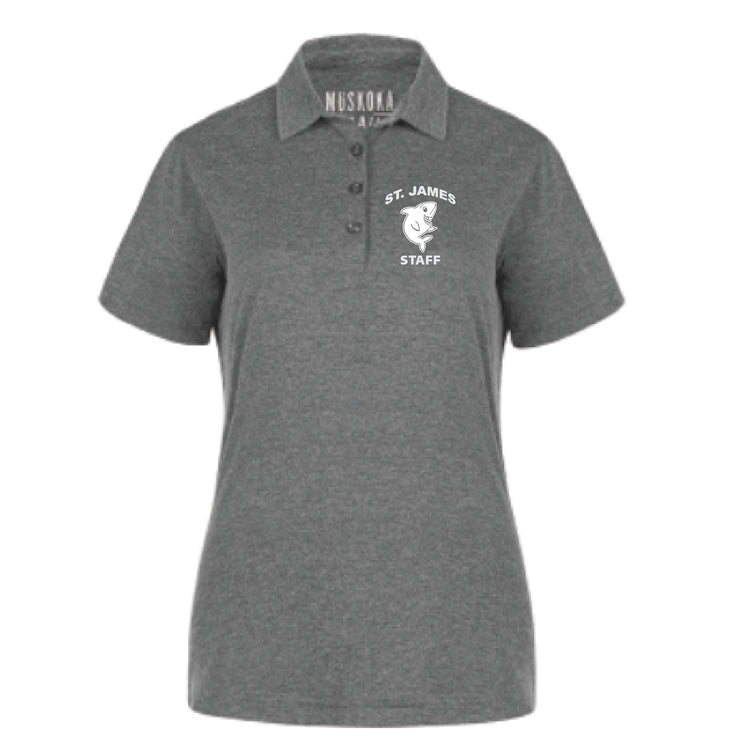 ST. JAMES STAFFWEAR - FAIRWAY LADIES COTTON/POLY JERSEY POLO