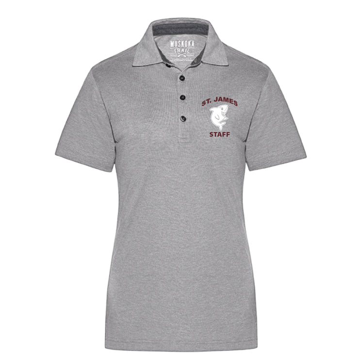 ST. JAMES STAFFWEAR - FAIRWAY LADIES COTTON/POLY JERSEY POLO