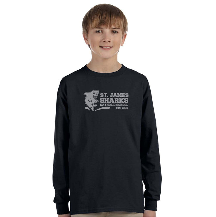 ST. JAMES SPIRITWEAR - GILDAN COTTON LONGSLEEVE - YOUTH