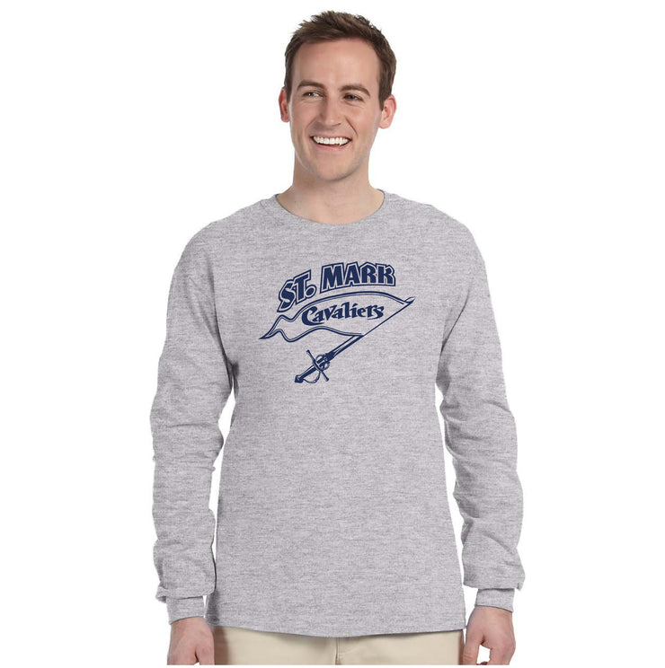 ST. MARK SPIRITWEAR - GILDAN COTTON LONGSLEEVE TEE - ADULT