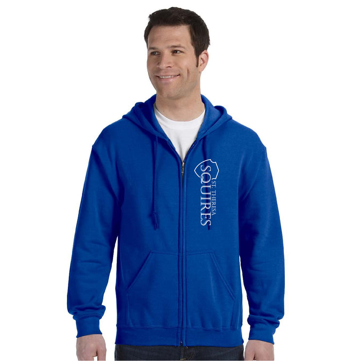 ST. THERESA SPIRITWEAR - GILDAN HEAVY BLEND ZIPPED HOODIE - ADULT