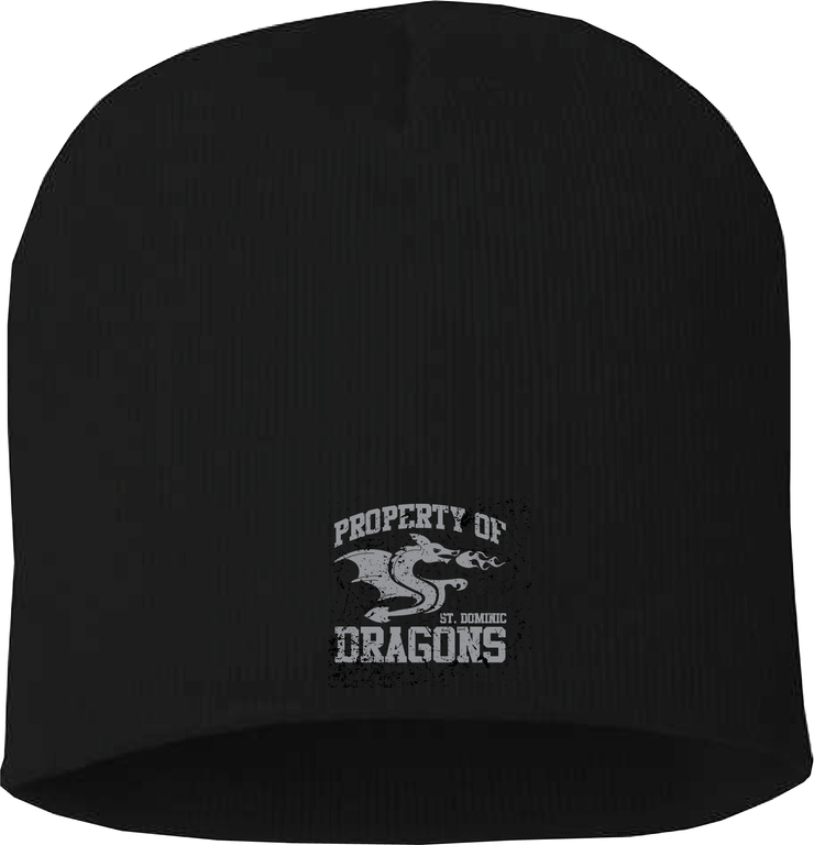 ST DOMINIC  SPIRITWEAR - PROPERTY OF DRAGONS - BEANIE TOQUE