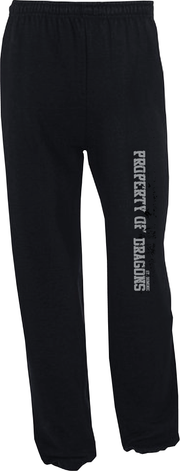 ST.DOMINIC SPIRITWEAR - PROPERTY OF DRAGONS - ADULT GILDAN SWEATPANTS