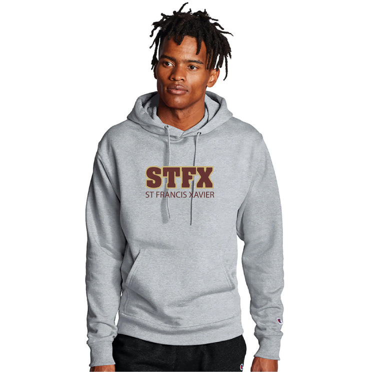 STFX STAFFWEAR - STFX TWILL - CHAMPION COTTON HOODIE - ADULT