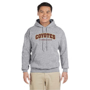 STFX SPIRITWEAR - COYOTES TWILL - GILDAN COTTON HOODIE - ADULT
