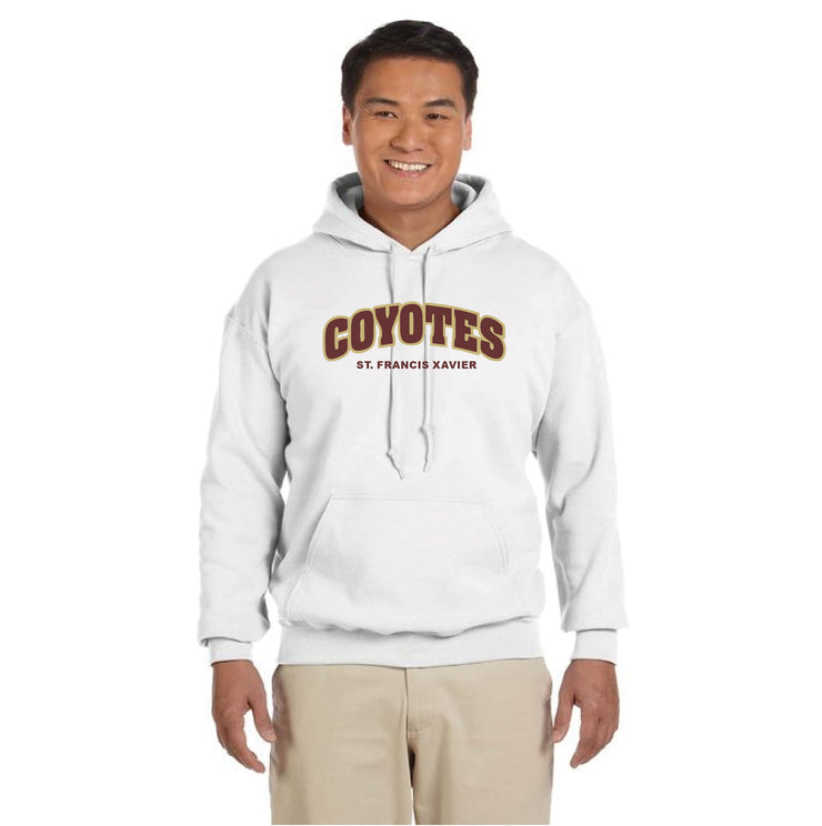 STFX SPIRITWEAR - COYOTES TWILL - GILDAN COTTON HOODIE - ADULT