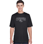 STFX SPIRITWEAR - COYOTES PRINT - TEAM 365 MOISTURE WICKING TEE -  ADULT